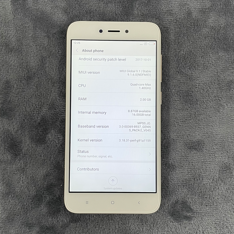 Wholesale Original Used android mobile for redmi 4A 5A 16G second hand cell phone 90% new used phone
